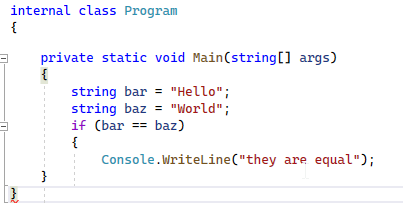 Code missing a closing curley bracket