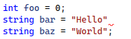 Syntax error resulting from missing semicolons